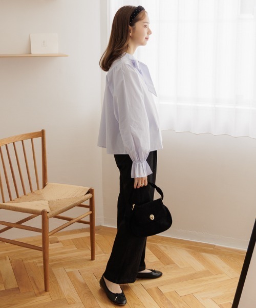 クラシックスエードバッグ（ショルダーバッグ）｜flower（フラワー）