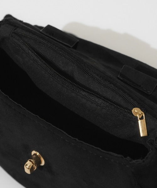 クラシックスエードバッグ（ショルダーバッグ）｜flower（フラワー）