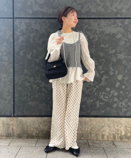 クラシックスエードバッグ（ショルダーバッグ）｜flower（フラワー）