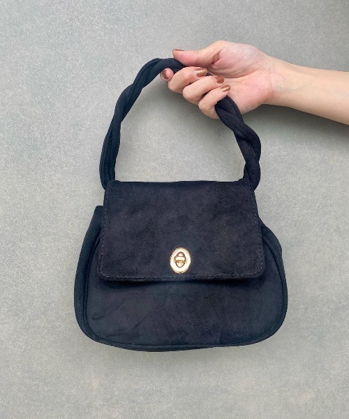 クラシックスエードバッグ（ショルダーバッグ）｜flower（フラワー）