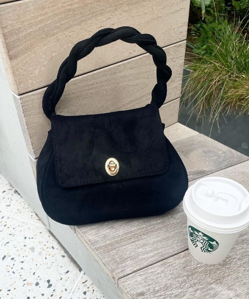 クラシックスエードバッグ（ショルダーバッグ）｜flower（フラワー）