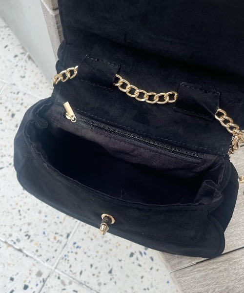 クラシックスエードバッグ（ショルダーバッグ）｜flower（フラワー）