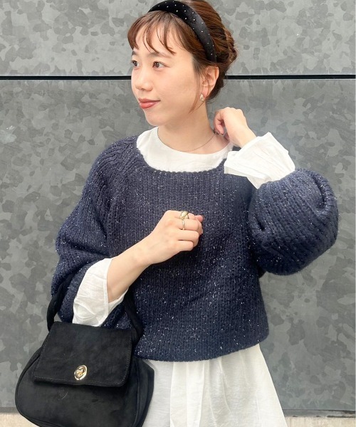 クラシックスエードバッグ（ショルダーバッグ）｜flower（フラワー）