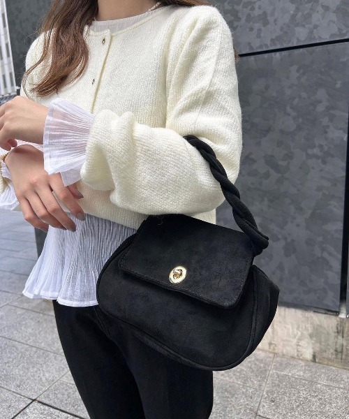 クラシックスエードバッグ（ショルダーバッグ）｜flower（フラワー）