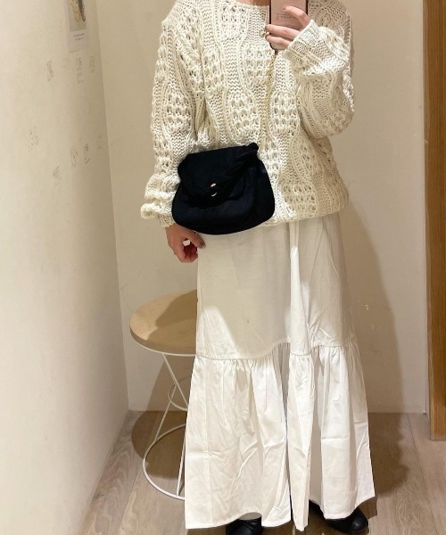 クラシックスエードバッグ（ショルダーバッグ）｜flower（フラワー）