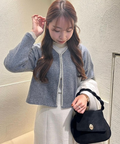 クラシックスエードバッグ（ショルダーバッグ）｜flower（フラワー）