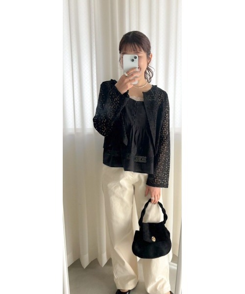 クラシックスエードバッグ（ショルダーバッグ）｜flower（フラワー）