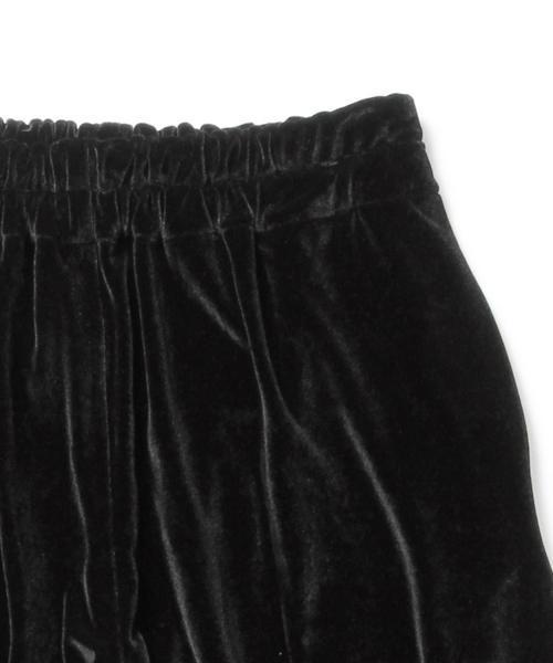 BEAMS BOY(ビームスボーイ)の「BEAMS BOY / ベロア イージーパンツ(その他パンツ・レディース・ブラック/ネイビー・ONE SIZE)」の5枚目の写真
