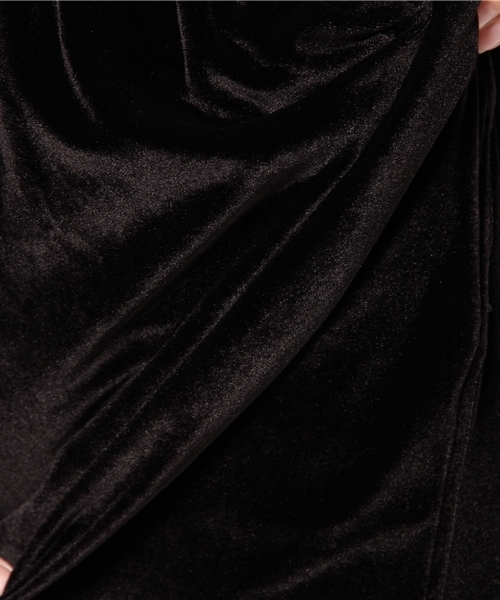 BEAMS BOY(ビームスボーイ)の「BEAMS BOY / ベロア イージーパンツ(その他パンツ・レディース・ブラック/ネイビー・ONE SIZE)」の10枚目の写真