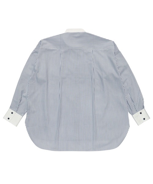 TOKYO SHIRTS（トウキョウシャツ）の「形態安定ノーアイロン 長袖GIBシルエットシャツ（シャツ/ブラウス・レディース・ブルー・FREE）」の2枚目の写真