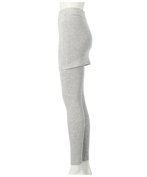 anap mimpi（アナップミンピ）の「スムースタッチ スカート付 レギンス（レギンス/スパッツ・レディース・ブラック/ライトグレー・FREE）」の17枚目の写真