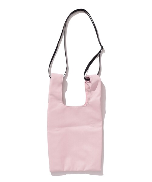 bpr BEAMS（ビーピーアール ビームス ）の「フェイクレザー ショッパー（エコバッグ/サブバッグ・メンズ・ブラック/ミント/サックスブルー/ピンク/ベージュ/グレー/オフホワイト/カーキ・ONE SIZE）」の16枚目の写真