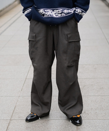 EDIFICE LA BOUCLE | 【LA BOUCLE / ラブ―クル】ウール 6ポケット カーゴパンツ(カーゴパンツ)