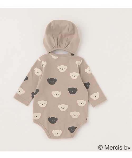 petit main(プティマイン)の「【miffy/シアバター】ロンパース・帽子セット(ロンパース・キッズ・ライトグレー/アイボリー/ライトピンク・70cm/80cm)」の8枚目の写真