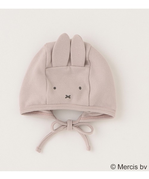 petit main(プティマイン)の「【miffy/シアバター】ロンパース・帽子セット(ロンパース・キッズ・ライトグレー/アイボリー/ライトピンク・70cm/80cm)」の14枚目の写真