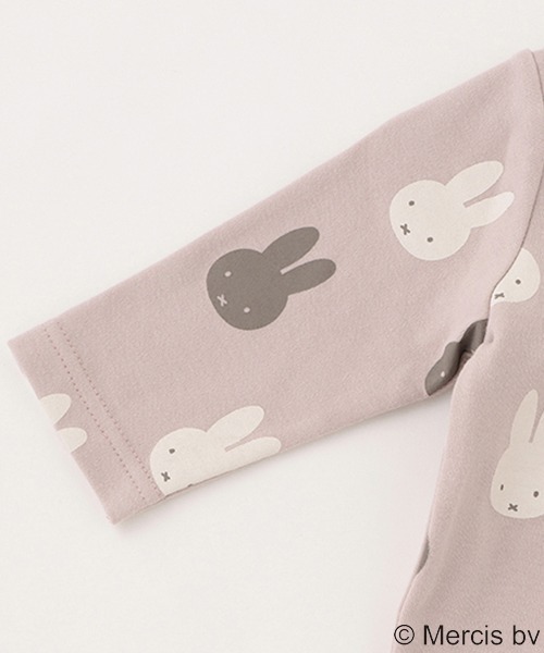 petit main(プティマイン)の「【miffy/シアバター】ロンパース・帽子セット(ロンパース・キッズ・ライトグレー/アイボリー/ライトピンク・70cm/80cm)」の11枚目の写真