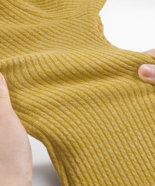 DRC branshes（ディーアールシーブランシェス）の「【DRC】リブニットフレアパンツ（その他パンツ・キッズ・ライトグリーン/ブラック/マスタード/ベージュ/グレー・130/120/110/140/150/100/90）」の7枚目の写真