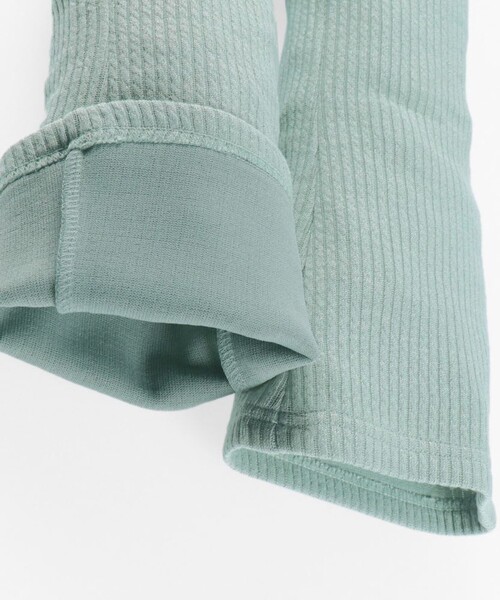 DRC branshes（ディーアールシーブランシェス）の「【DRC】リブニットフレアパンツ（その他パンツ・キッズ・ライトグリーン/ブラック/マスタード/ベージュ/グレー・130/120/110/140/150/100/90）」の12枚目の写真