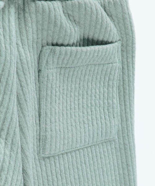 DRC branshes（ディーアールシーブランシェス）の「【DRC】リブニットフレアパンツ（その他パンツ・キッズ・ライトグリーン/ブラック/マスタード/ベージュ/グレー・130/120/110/140/150/100/90）」の13枚目の写真