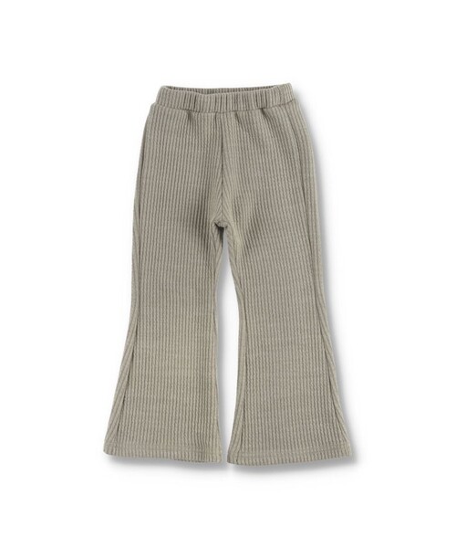 DRC branshes（ディーアールシーブランシェス）の「【DRC】リブニットフレアパンツ（その他パンツ・キッズ・ライトグリーン/ブラック/マスタード/ベージュ/グレー・130/120/110/140/150/100/90）」の4枚目の写真