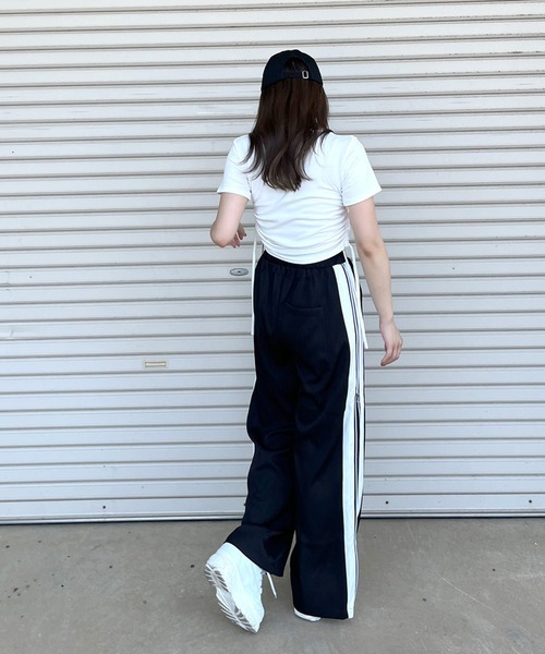 セール】ロゴ刺繍ラインジップパンツ（その他パンツ）｜non