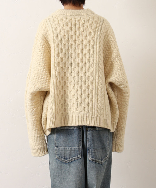 ジャーナルスタンダード　アランカーディガン JOURNAL STANDARD LUXE（ジャーナルスタンダード ラックス）の「アラン