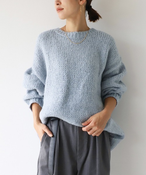 トップス TRICOTS JEAN MARC Oversized HUGO Knit TRICOTS JEAN MARC Oversized HUGO Knit