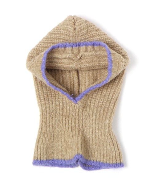 3.3 Field Trip (3.3フィールドトリップ)の「【UNISEX】3.3 Field Trip/ラインバラクラバ(ニットキャップ/ビーニー・レディース・クリーム/チャコール/ブラウン・FREE)」の4枚目の写真