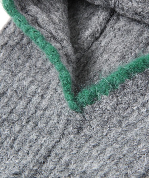 3.3 Field Trip (3.3フィールドトリップ)の「【UNISEX】3.3 Field Trip/ラインバラクラバ(ニットキャップ/ビーニー・レディース・クリーム/チャコール/ブラウン・FREE)」の8枚目の写真