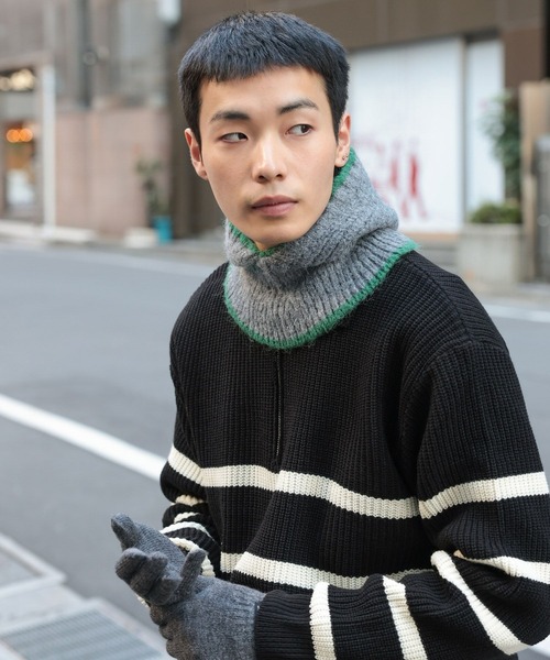 3.3 Field Trip (3.3フィールドトリップ)の「【UNISEX】3.3 Field Trip/ラインバラクラバ(ニットキャップ/ビーニー・レディース・クリーム/チャコール/ブラウン・FREE)」の15枚目の写真