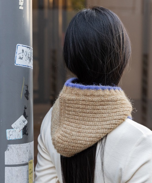 3.3 Field Trip (3.3フィールドトリップ)の「【UNISEX】3.3 Field Trip/ラインバラクラバ(ニットキャップ/ビーニー・レディース・クリーム/チャコール/ブラウン・FREE)」の14枚目の写真