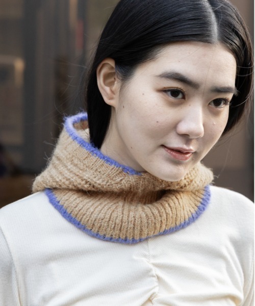 3.3 Field Trip (3.3フィールドトリップ)の「【UNISEX】3.3 Field Trip/ラインバラクラバ(ニットキャップ/ビーニー・レディース・クリーム/チャコール/ブラウン・FREE)」の19枚目の写真