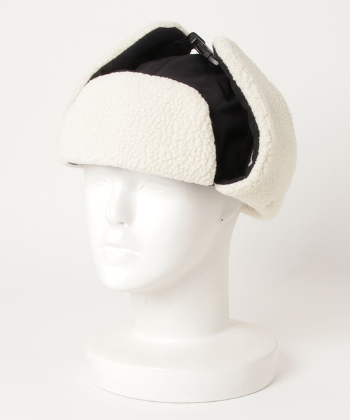 BURLAP OUTFITTER(バーラップアウトフィッター)の「AVIATOR HAT / アヴィエーターハット(ハット・レディース・ブラック/ダークブラウン/カーキブラウン/オリーブドラブ・ONE SIZE)」の6枚目の写真