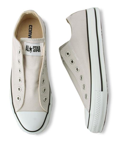 CONVERSE(コンバース)の「ALL STAR SLIPⅢ OX スニーカー◆(スニーカー・レディース・グレー/ベージュ/ブラック・23cm/25cm/24cm)」の2枚目の写真