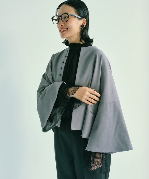 新品PUAL CE CIN（ピュアルセシン）フェイクレザージャケット　ジャケット フェイクレザージャケット | PUAL CE CIN(ピュアルセシン