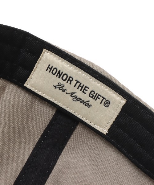 HONOR THE GIFT（オナーザギフト）の「HONOR THE GIFT HERITAGE CREST LOGO HAT / オナー ザ ギフト ヘリテージ クレスト ロゴ ハット（キャップ・メンズ・グレー・ONE SIZE）」の9枚目の写真