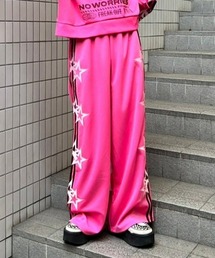 OVERLAPPING STARS TRACK パンツ