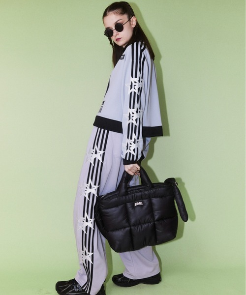 Candy Stripper（キャンディストリッパー）の「OVERLAPPING STARS TRACK パンツ（その他パンツ・レディース・ピンク/グレー/ブラック・2）」の11枚目の写真