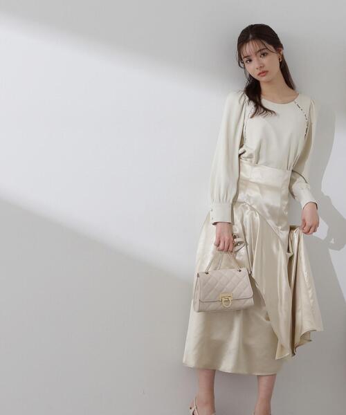 プロポーション　アシメタイトスカート アシメフラワースカート | PROPORTION BODY DRESSING