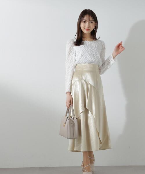 PROPORTION BODY DRESSING(プロポーションボディドレッシング)の「シャイニーアシメスカート / 1214120111(スカート・レディース・グレー/イエロー・SMALL/MEDIUM)」の18枚目の写真