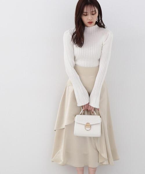 PROPORTION BODY DRESSING(プロポーションボディドレッシング)の「シャイニーアシメスカート / 1214120111(スカート・レディース・グレー/イエロー・SMALL/MEDIUM)」の14枚目の写真