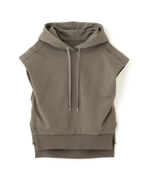 N.（N. Natural Beauty Basic）（エヌエヌナチュラルビューティーベーシック）の「◆ドロップショルダーフードパーカー（パーカー・レディース・チャコール/オートミール・MEDIUM）」の18枚目の写真