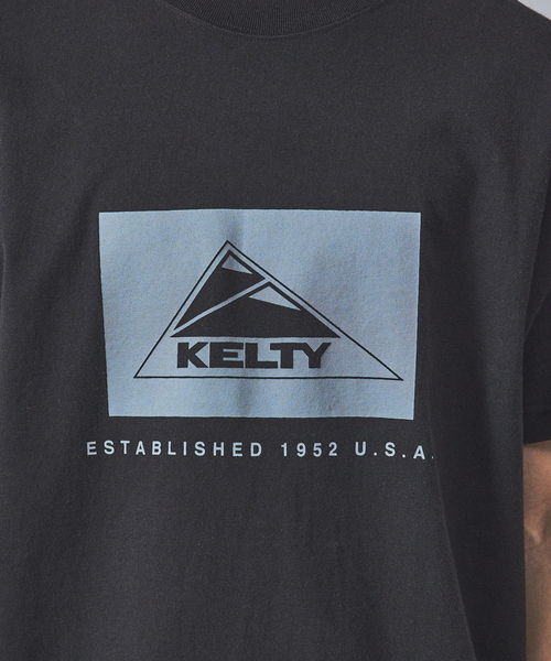 KELTY（ケルティ）の「【KELTY/ケルティ】フロントプリントロゴTシャツ（Tシャツ/カットソー・メンズ・ホワイト/ブラック・M/L）」の6枚目の写真