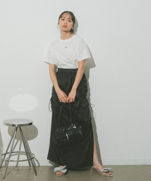 VANNIE U（ヴァニーユー）の「ベーシックロゴＴシャツ（Tシャツ/カットソー・レディース・ブラック/レッド/ホワイト・FREE）」の14枚目の写真