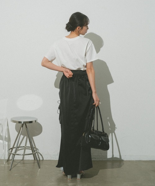 VANNIE U（ヴァニーユー）の「ベーシックロゴＴシャツ（Tシャツ/カットソー・レディース・ブラック/レッド/ホワイト・FREE）」の16枚目の写真