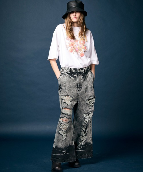 メゾンスペシャル Destroy Denim Prime-Wide Pants UNISEX》Destroy Denim Prime-Wide Pants/デストロイデニムプライム