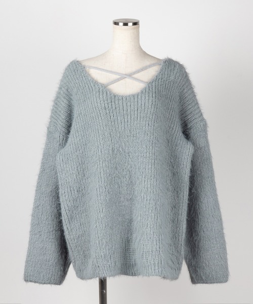 me &amp; me couture - 今季タグ付き♡me シャギーロゴニット セール】※※【 11color 】フラッフィールーズシャギーニット
