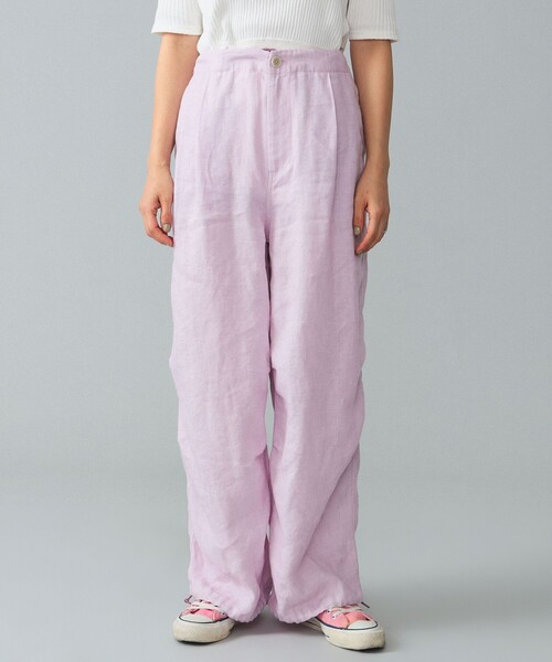 BEAMS BOY(ビームスボーイ)の「maturely / Linen Blend Work Easy Pants(その他パンツ・レディース・ピンク/ブルー系その他2・ONE SIZE)」の10枚目の写真