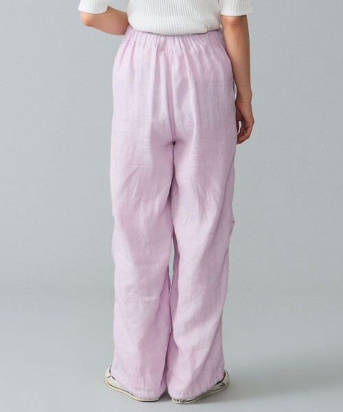 BEAMS BOY(ビームスボーイ)の「maturely / Linen Blend Work Easy Pants(その他パンツ・レディース・ピンク/ブルー系その他2・ONE SIZE)」の12枚目の写真