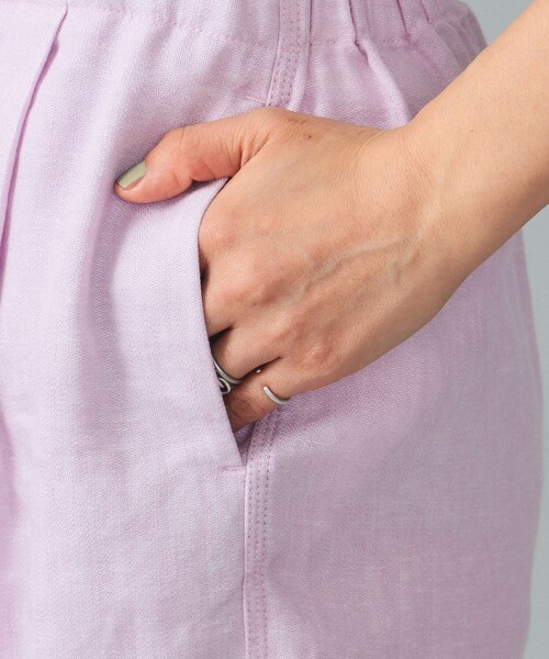 BEAMS BOY(ビームスボーイ)の「maturely / Linen Blend Work Easy Pants(その他パンツ・レディース・ピンク/ブルー系その他2・ONE SIZE)」の14枚目の写真